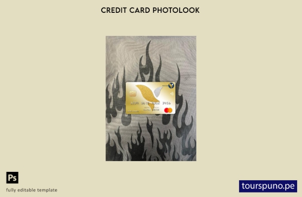 listo para imprimir Camboya Acleda banco mastercard photolook plantilla frontal